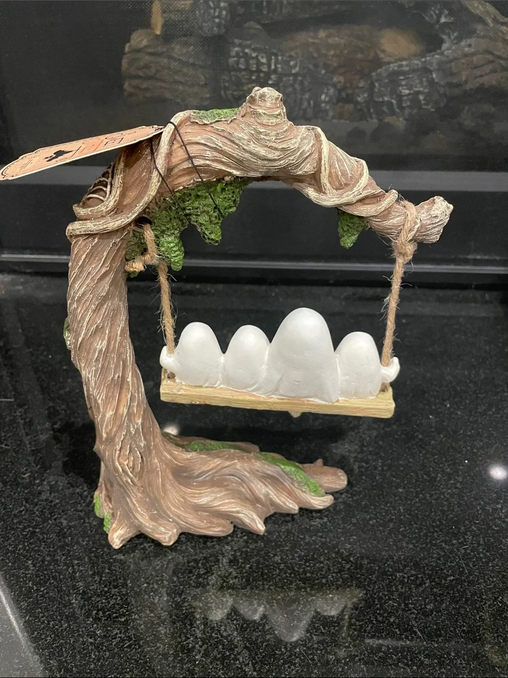 Halloween Ghosts on Swing Tree